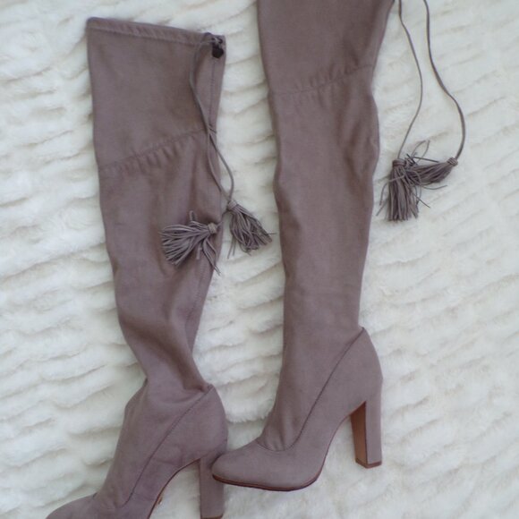 NWT Schutz suede OTK Boots 6 - Picture 3 of 15